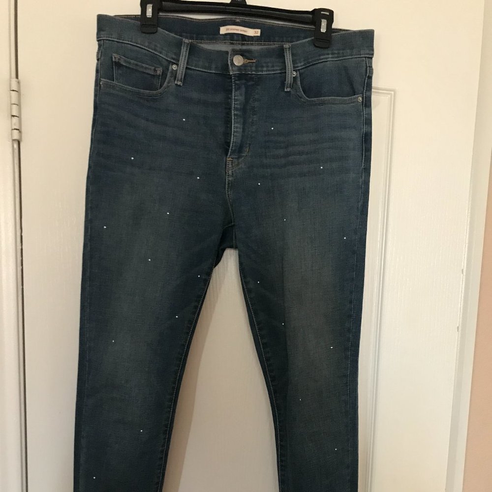 Levi's 311 Shaping Skinny Studded Jeans - Size 32